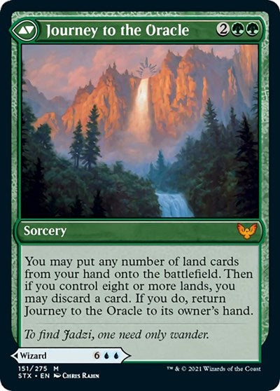 Jadzi, Oracle of Arcavios // Journey to the Oracle [Strixhaven: School of Mages Prerelease Promos] | Gate City Games LLC