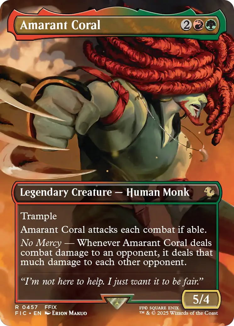 Amarant Coral (Borderless) [FINAL FANTASY Commander] | Gate City Games LLC