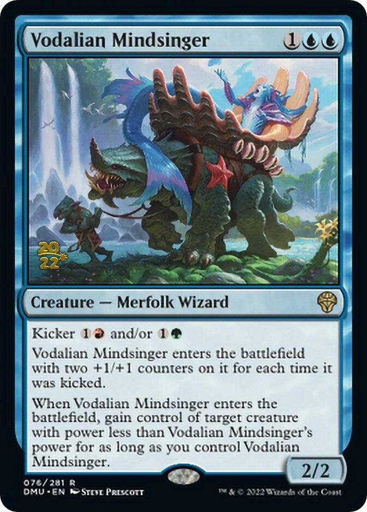 Vodalian Mindsinger [Dominaria United Prerelease Promos] | Gate City Games LLC