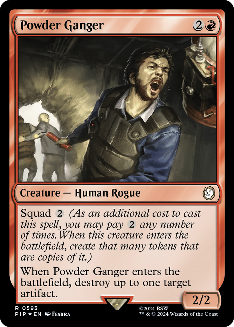 Powder Ganger (Surge Foil) [Fallout] | Gate City Games LLC