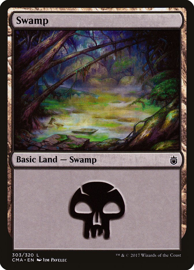 Swamp (303) [Commander Anthology] | Gate City Games LLC