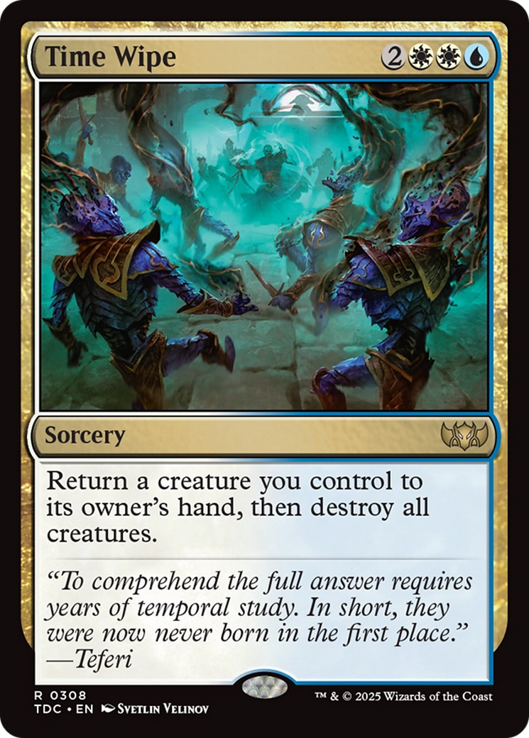 Time Wipe [Tarkir: Dragonstorm Commander] | Gate City Games LLC