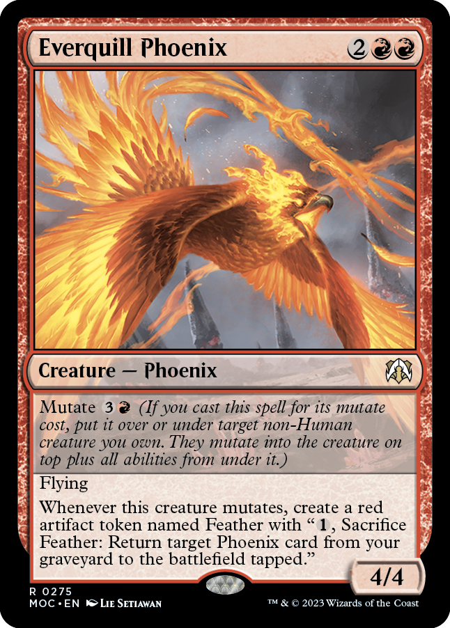 Everquill Phoenix [March of the Machine Commander] | Gate City Games LLC