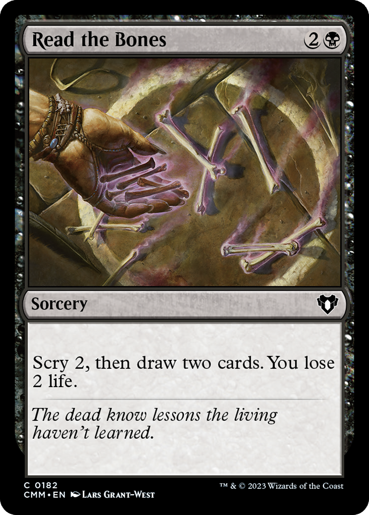 Read the Bones [Commander Masters] | Gate City Games LLC