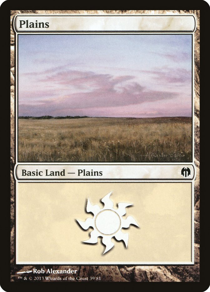 Plains (39) [Duel Decks: Heroes vs. Monsters] | Gate City Games LLC