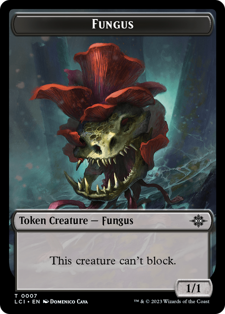 Gnome // Fungus Double-Sided Token [The Lost Caverns of Ixalan Tokens] | Gate City Games LLC