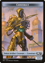 Beast // Construct Double-Sided Token [Core Set 2021 Tokens] | Gate City Games LLC