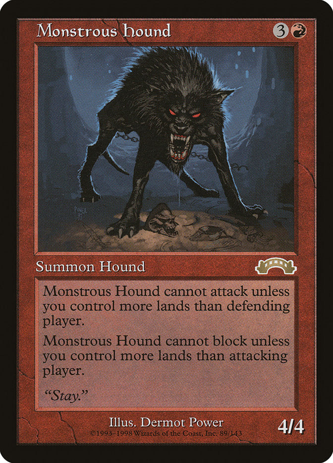Monstrous Hound [Exodus] | Gate City Games LLC