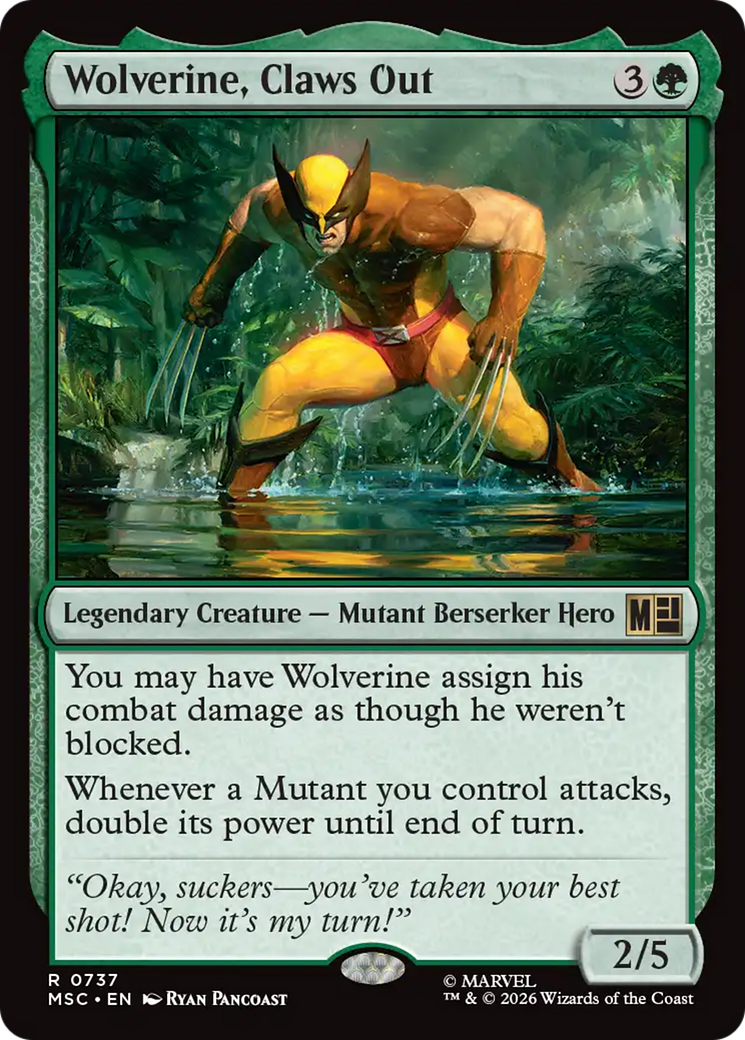 Wolverine, Claws Out [Marvel Super Heroes Commander] | Gate City Games LLC