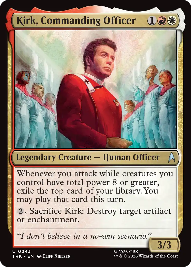 Kirk, Commanding Officer [Star Trek] | Gate City Games LLC