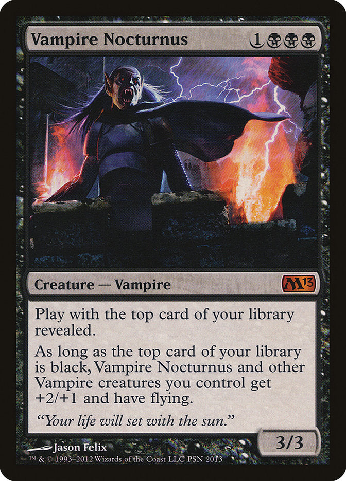 Vampire Nocturnus (Duels of the Planeswalkers Promos) [Duels of the Planeswalkers Promos 2012] | Gate City Games LLC