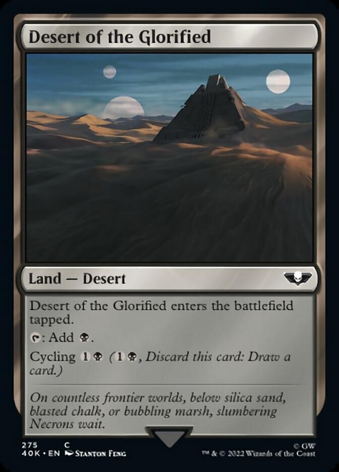 Desert of the Glorified (Surge Foil) [Warhammer 40,000] | Gate City Games LLC