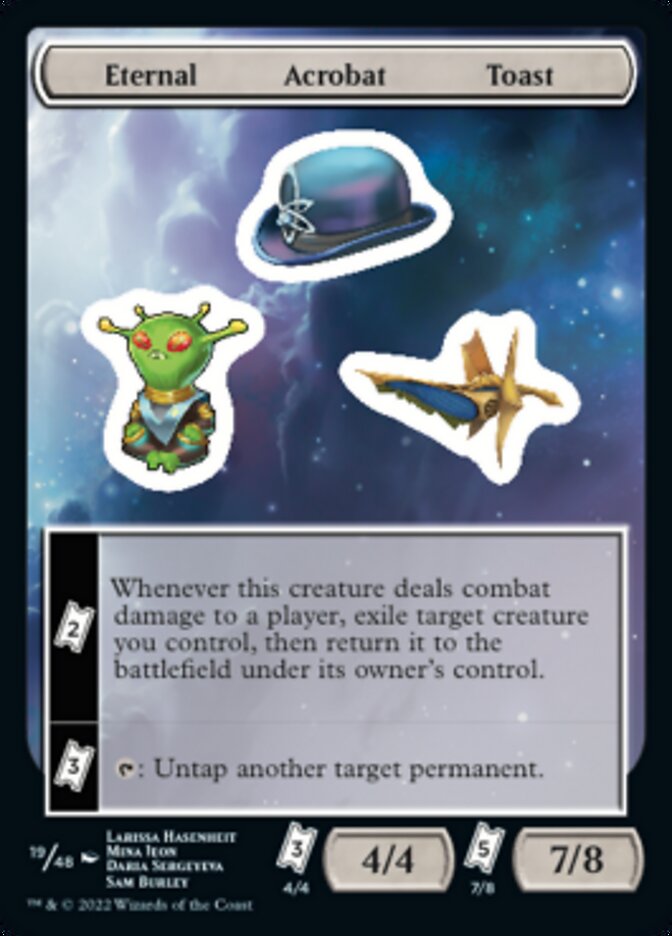 Eternal Acrobat Toast [Unfinity Stickers] | Gate City Games LLC