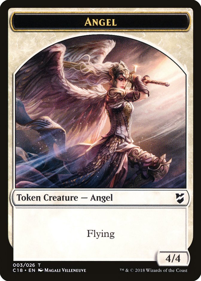 Manifest // Angel Double-Sided Token [Commander 2018 Tokens] | Gate City Games LLC