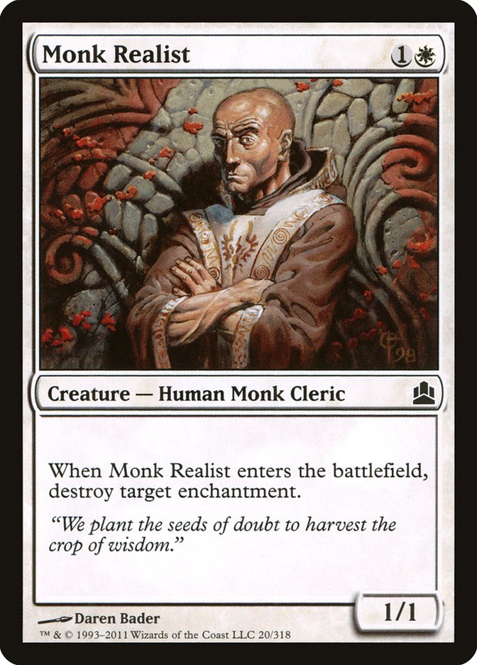Monk Realist [Commander 2011] | Gate City Games LLC