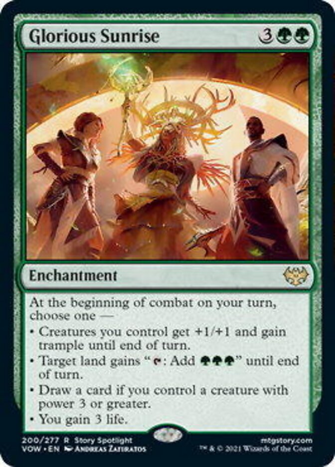 Glorious Sunrise [Innistrad: Crimson Vow] | Gate City Games LLC
