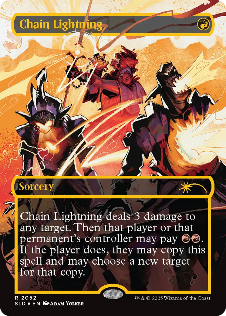 Chain Lightning (2047) (Raised Foil) [Secret Lair Drop Series] | Gate City Games LLC