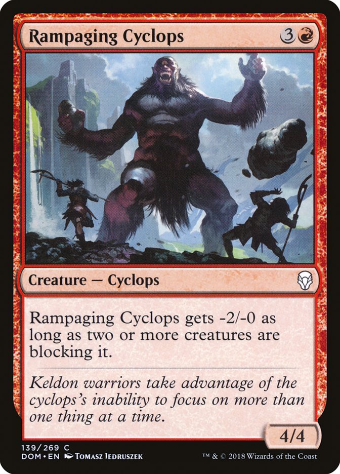 Rampaging Cyclops [Dominaria] | Gate City Games LLC