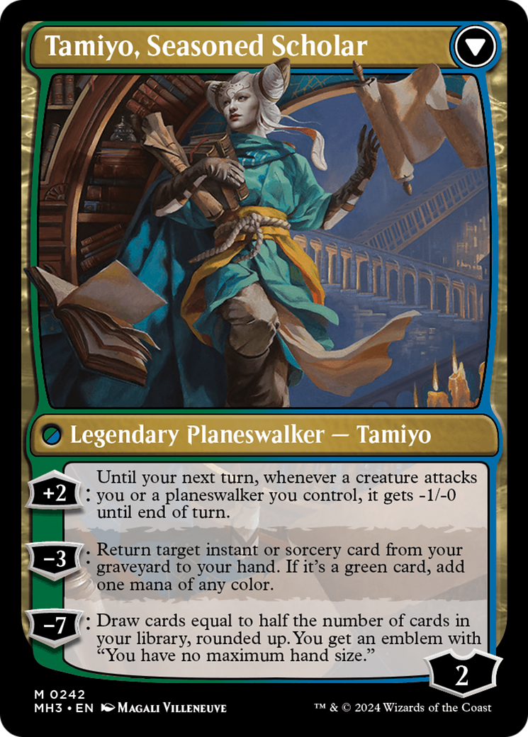 Tamiyo, Inquisitive Student // Tamiyo, Seasoned Scholar [Modern Horizons 3] | Gate City Games LLC