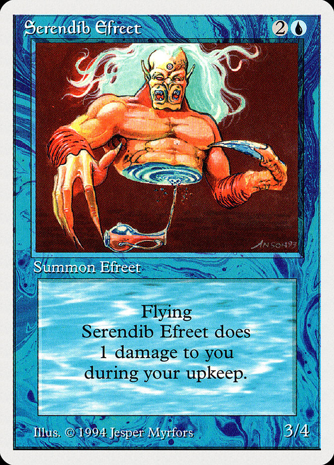 Serendib Efreet [Summer Magic / Edgar] | Gate City Games LLC