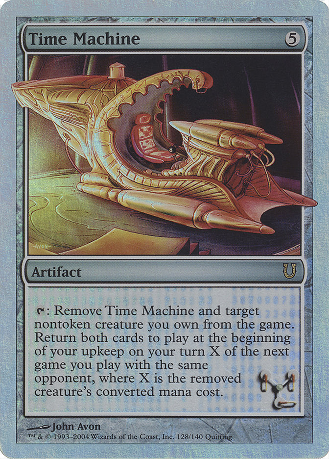 Time Machine (Alternate Foil) [Unhinged] | Gate City Games LLC