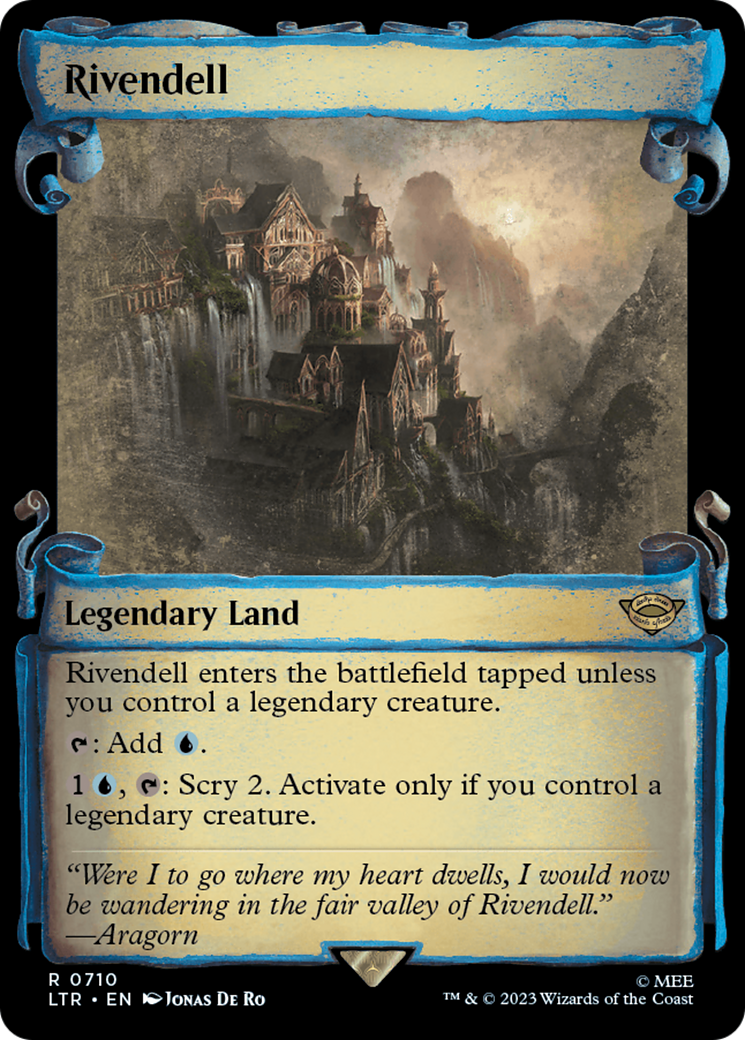 Rivendell [The Lord of the Rings: Tales of Middle-Earth Showcase Scrolls] | Gate City Games LLC
