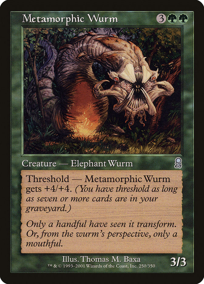 Metamorphic Wurm [Odyssey] | Gate City Games LLC