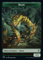 Satyr // Beast Double-Sided Token [Commander Legends: Battle for Baldur's Gate Tokens] | Gate City Games LLC