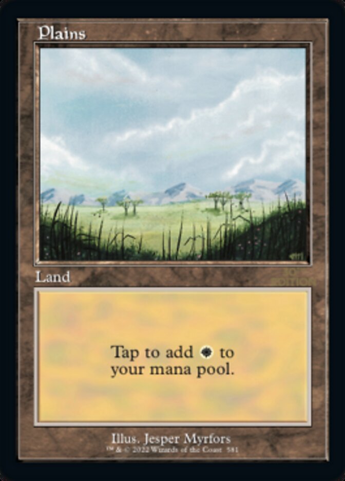 Plains (Retro) (581) [30th Anniversary Edition] | Gate City Games LLC