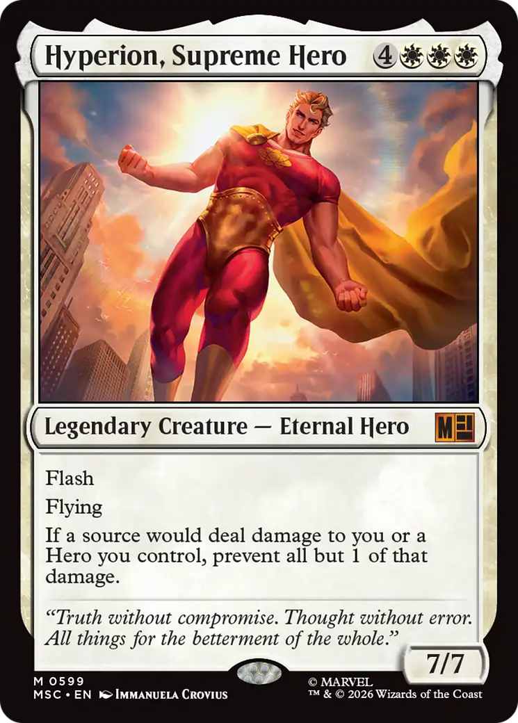 Hyperion, Supreme Hero [Marvel Super Heroes Commander] | Gate City Games LLC