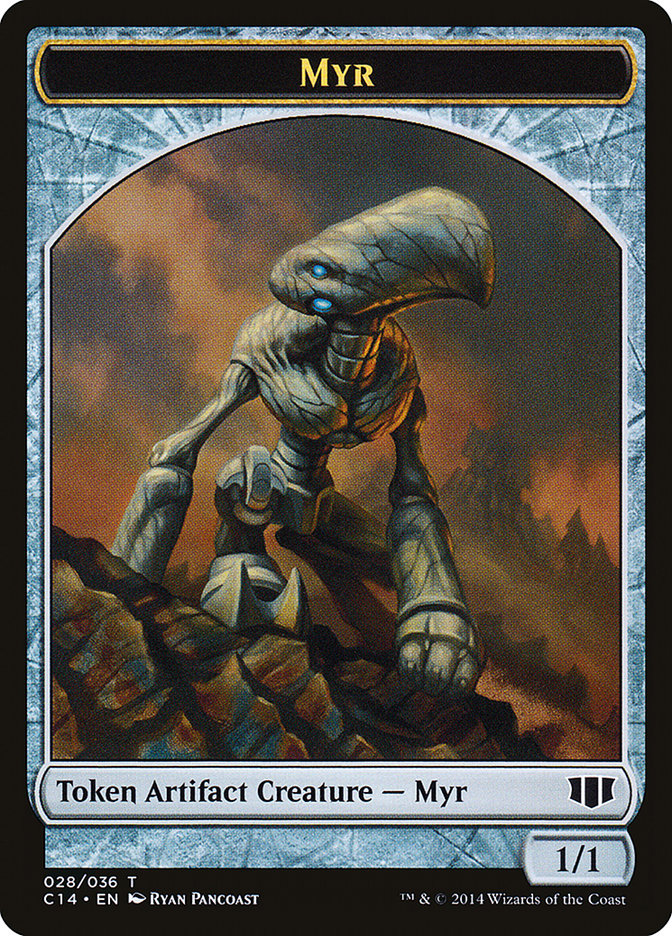 Myr // Pentavite Double-Sided Token [Commander 2014 Tokens] | Gate City Games LLC