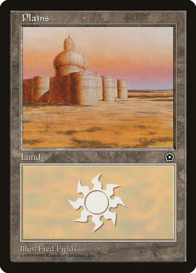 Plains (Castle on Left) [Portal Second Age] | Gate City Games LLC