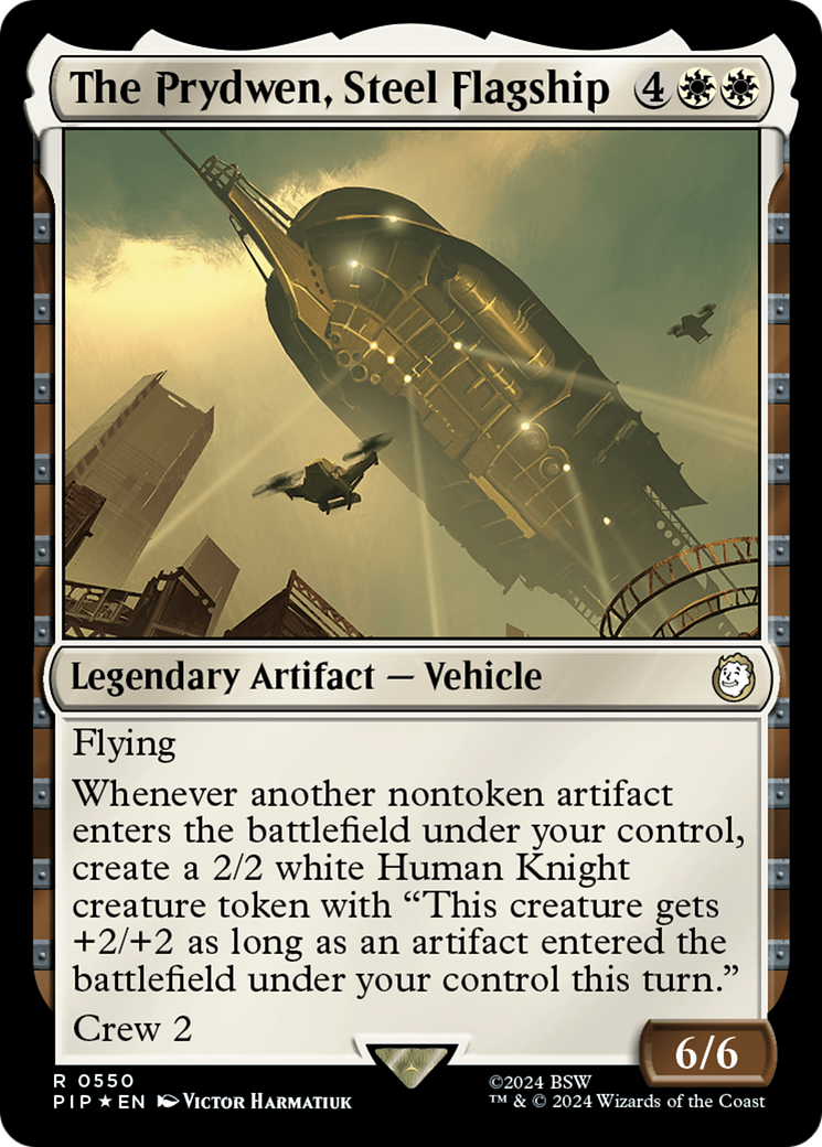 The Prydwen, Steel Flagship (Surge Foil) [Fallout] | Gate City Games LLC