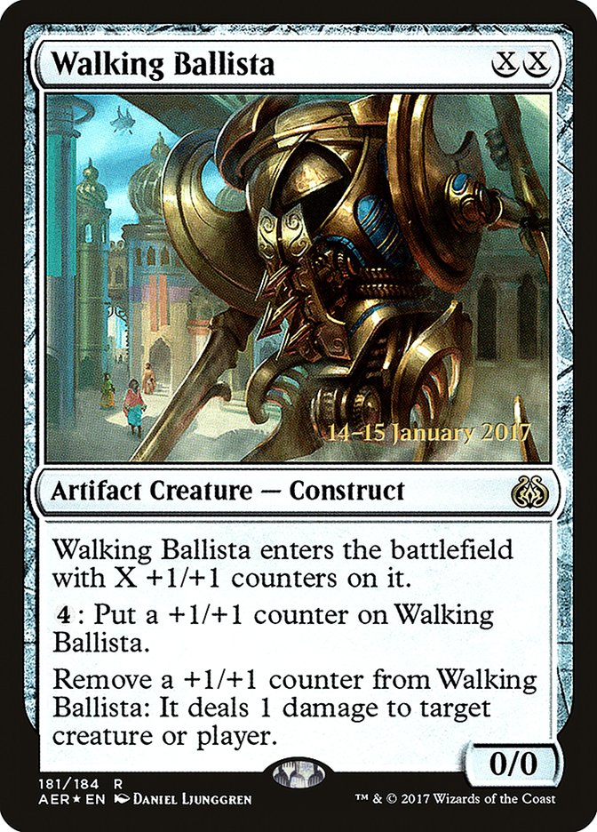 Walking Ballista [Aether Revolt Prerelease Promos] | Gate City Games LLC