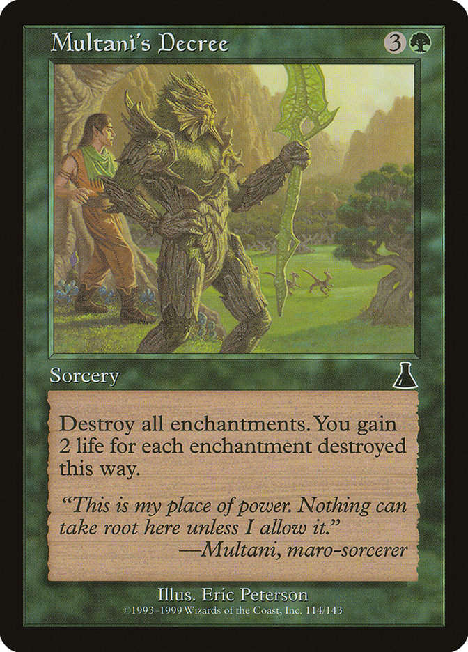 Multani's Decree [Urza's Destiny] | Gate City Games LLC