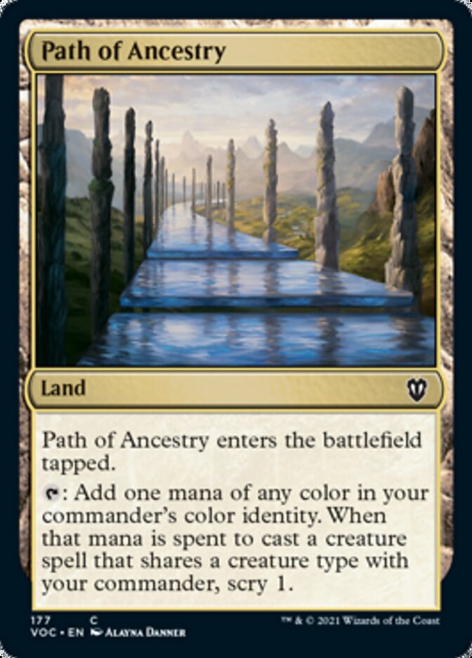Path of Ancestry [Innistrad: Crimson Vow Commander] | Gate City Games LLC