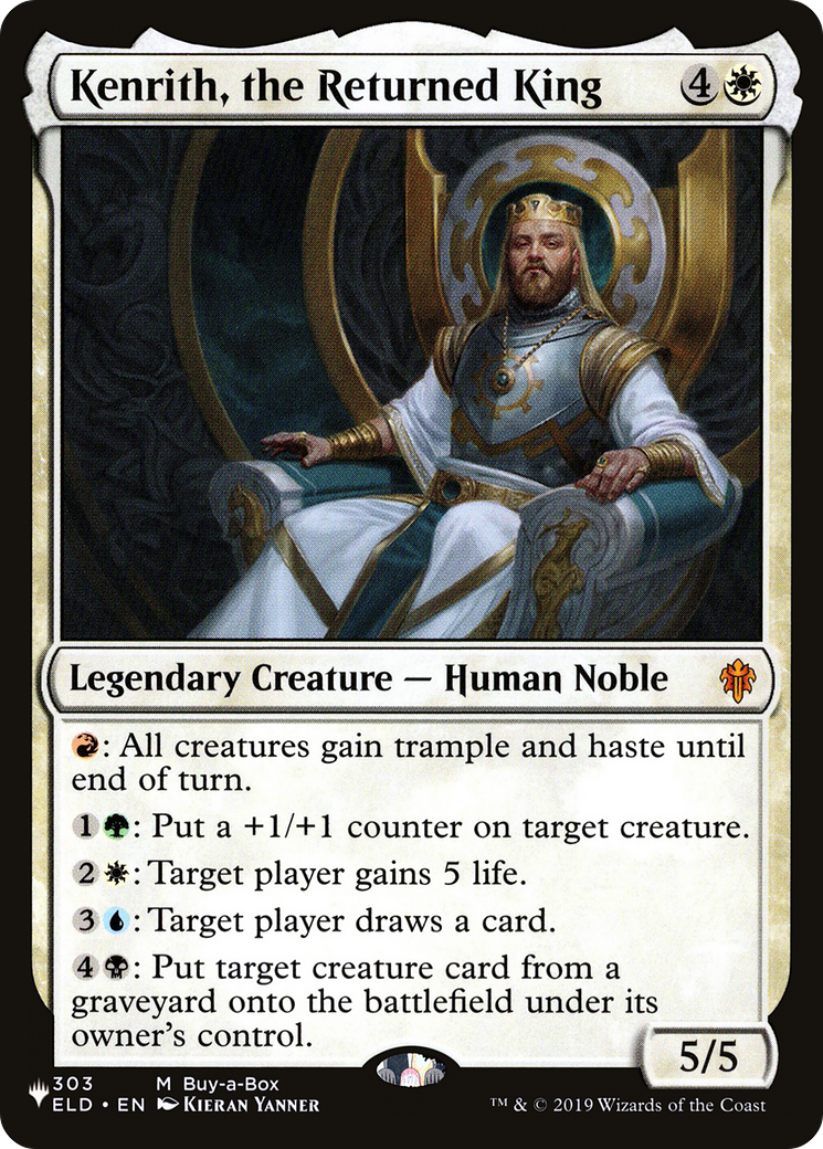 Kenrith, the Returned King [The List] | Gate City Games LLC