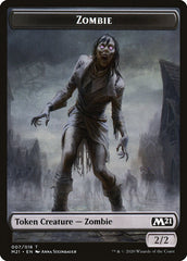 Construct // Zombie Double-Sided Token [Core Set 2021 Tokens] | Gate City Games LLC