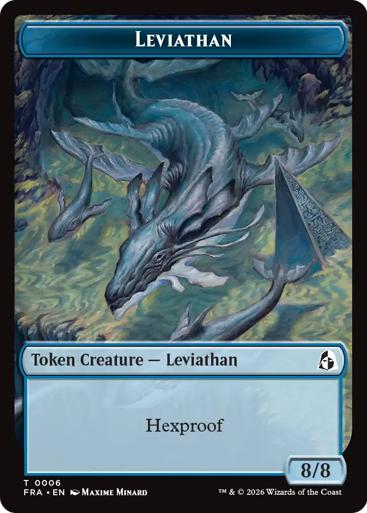 Leviathan // Beast Double-Sided Token [Reality Fracture Tokens] | Gate City Games LLC