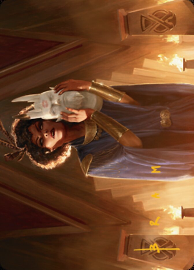 Cormela, Glamour Thief Art Card (Gold-Stamped Signature) [Streets of New Capenna Art Series] | Gate City Games LLC
