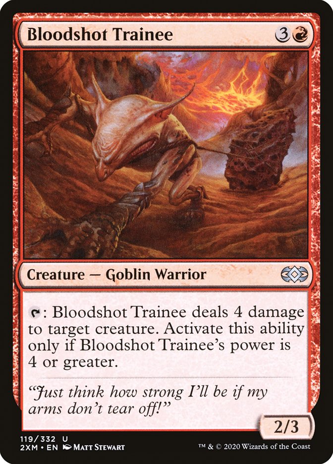 Bloodshot Trainee [Double Masters] | Gate City Games LLC