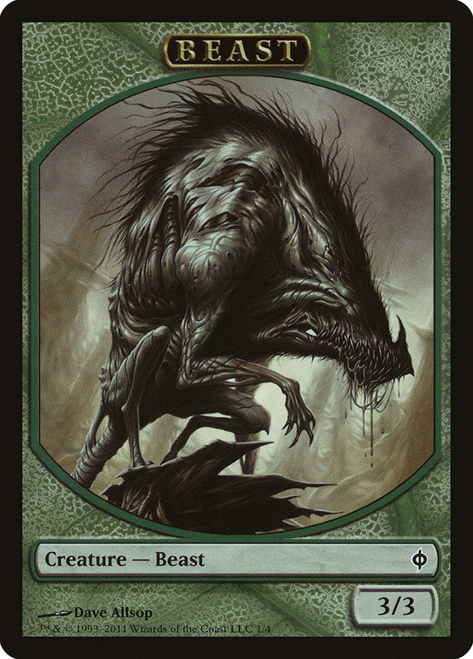 Beast Token [New Phyrexia Tokens] | Gate City Games LLC
