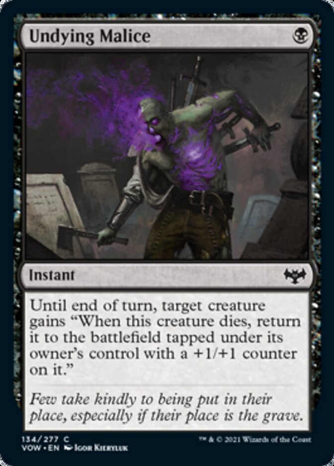 Undying Malice [Innistrad: Crimson Vow] | Gate City Games LLC