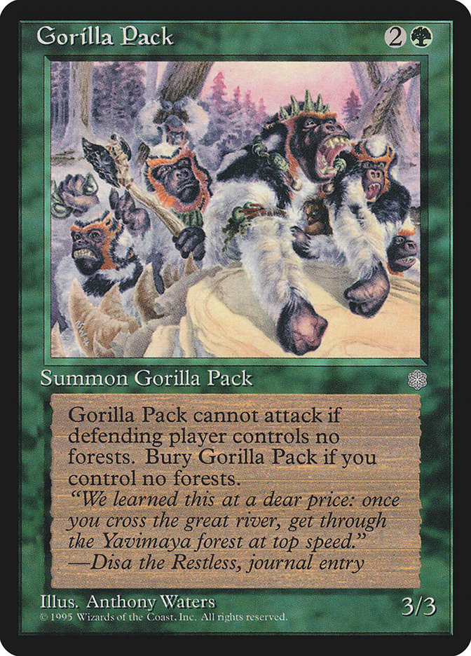 Gorilla Pack [Ice Age] | Gate City Games LLC