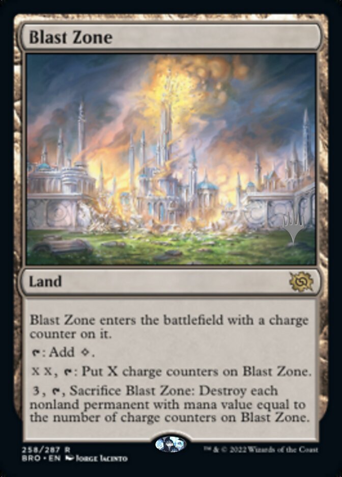 Blast Zone (Promo Pack) [The Brothers' War Promos] | Gate City Games LLC