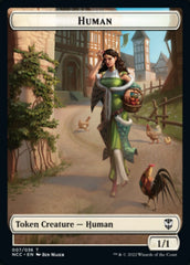 Eldrazi Spawn // Human Double-Sided Token [Streets of New Capenna Commander Tokens] | Gate City Games LLC