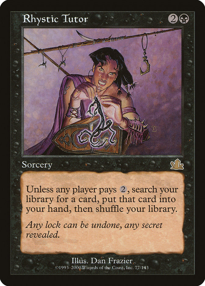 Rhystic Tutor [Prophecy] | Gate City Games LLC