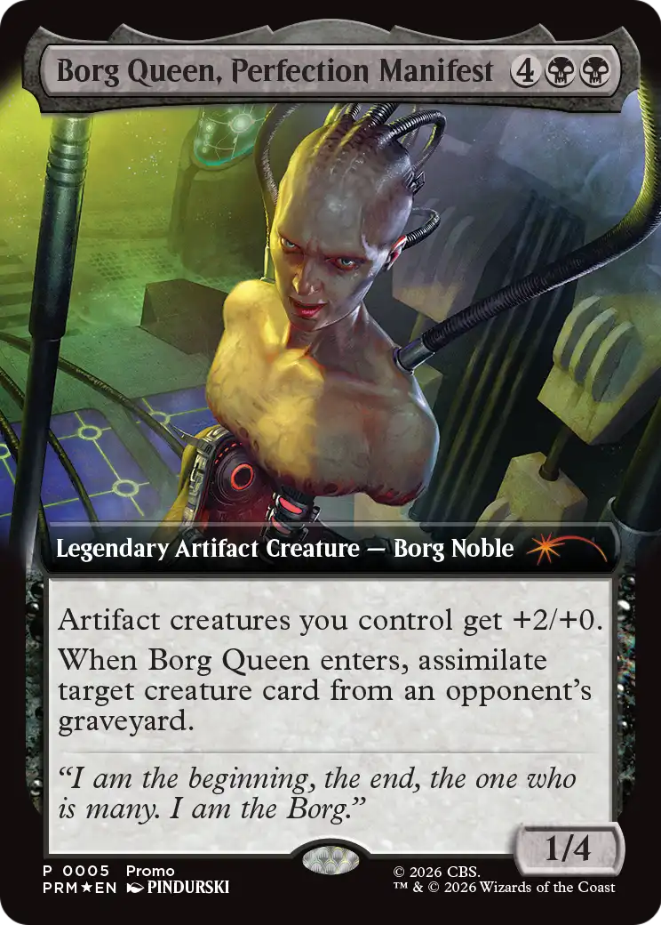 Borg Queen, Perfection Manifest (Extended Art) [Star Trek Promos] | Gate City Games LLC
