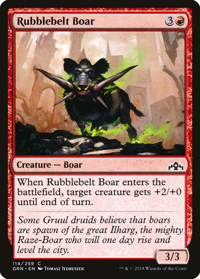 Rubblebelt Boar [Guilds of Ravnica] | Gate City Games LLC