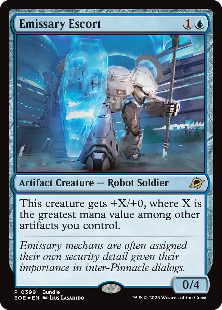 Emissary Escort [Edge of Eternities Prerelease Promos] | Gate City Games LLC